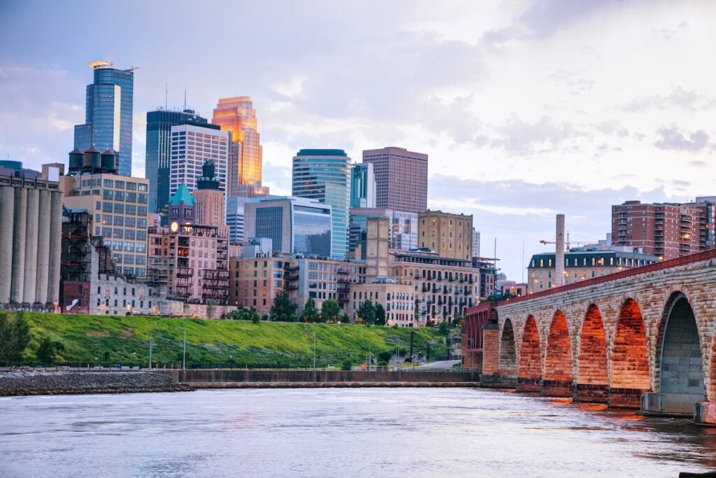 Downtown Minneapolis skyline